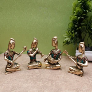 Brass Musical Set 4 pcs Home Decoration Item