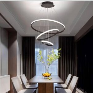 3 RING MODERN LED CHANDELIER CEILING LAMP