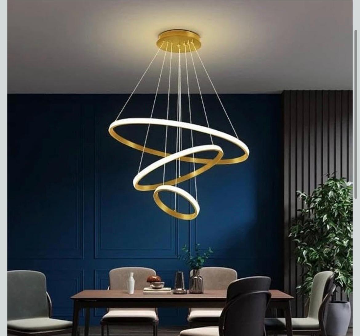 3 Ring Modern LED Chandelier Ceiling Lamp