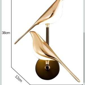 Double Bird Wall Lamp