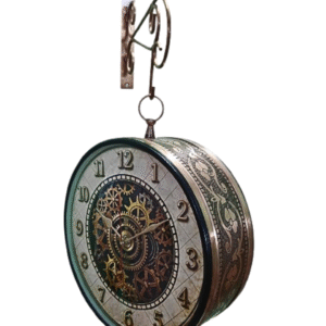 Vintage Itching Wall Clock Double Side