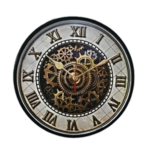 Vintage Wall Clock Center Gear