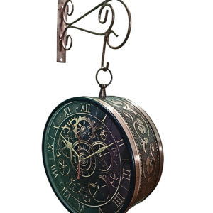 Vintage Itching Wall Clock Double Side