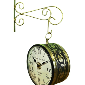 Vintage Itching Double Side wall Clock