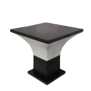 Black Metal Outdoor Gate Light for Pillar, Boundary Wall Lamp