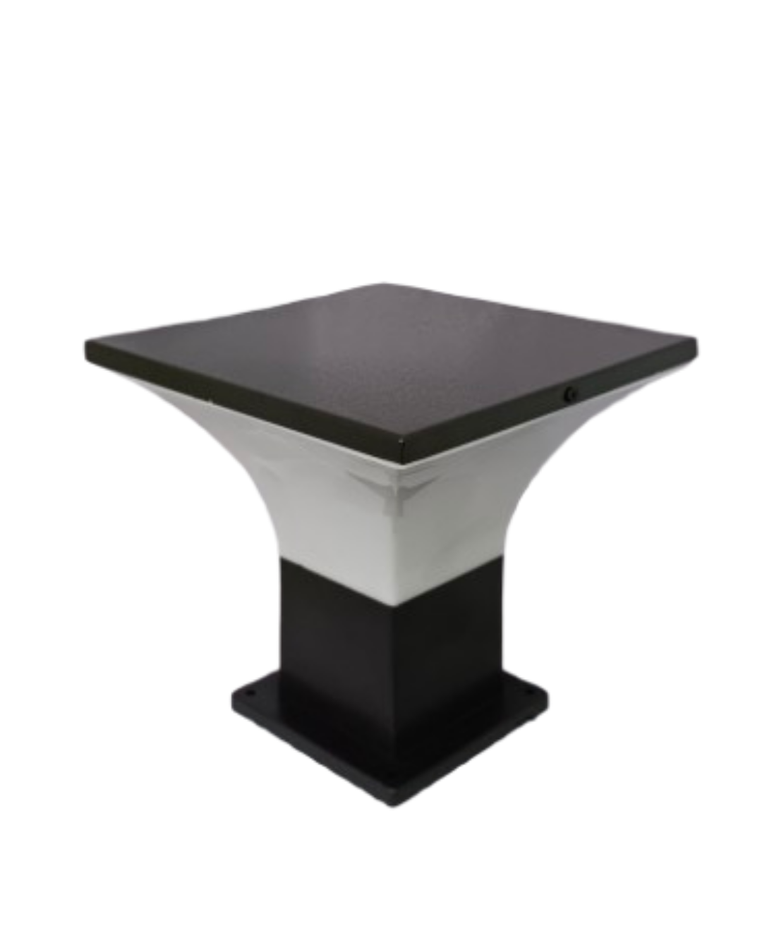 Black Metal Outdoor Gate Light for Pillar, Boundary Wall Lamp