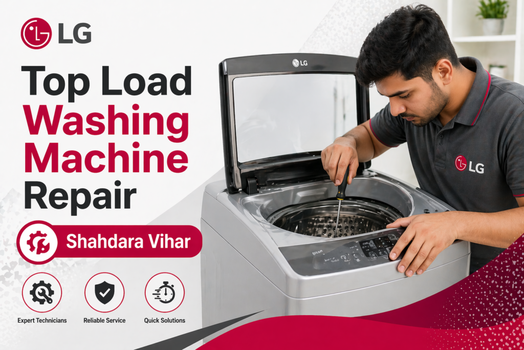 LG top load washing machine repair service in Shahdara Vihar