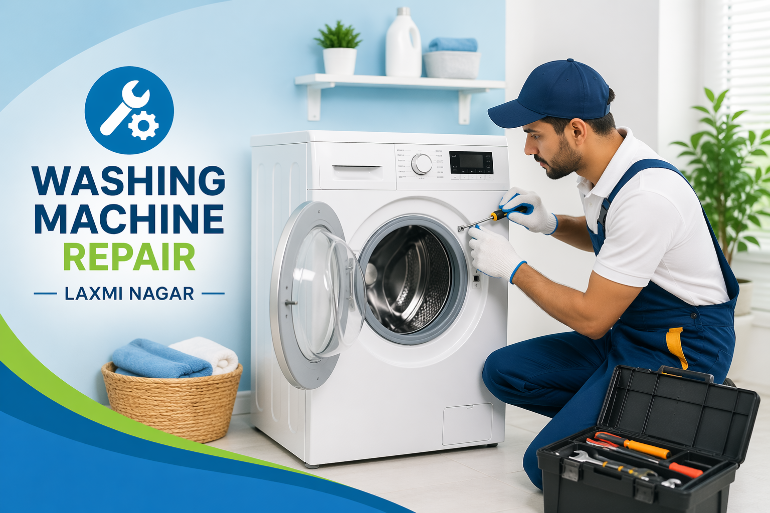 Washing Machine Repair in Laxmi Nagar – Reliable & Quick Service