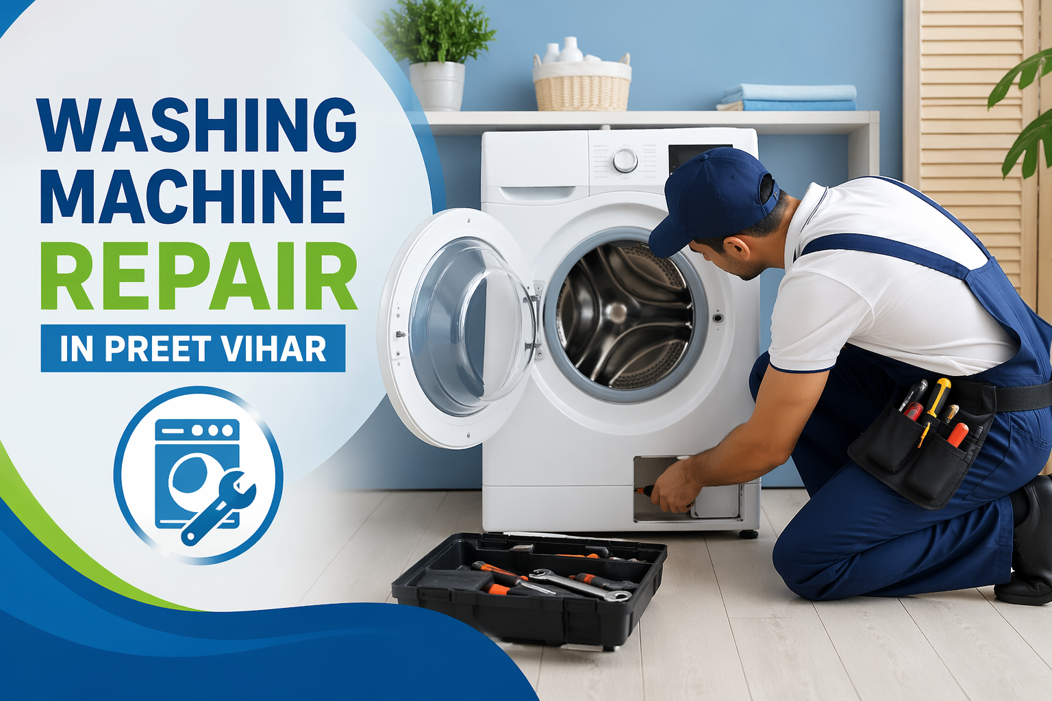 Washing Machine Repair in Preet Vihar – Fast & Reliable Services