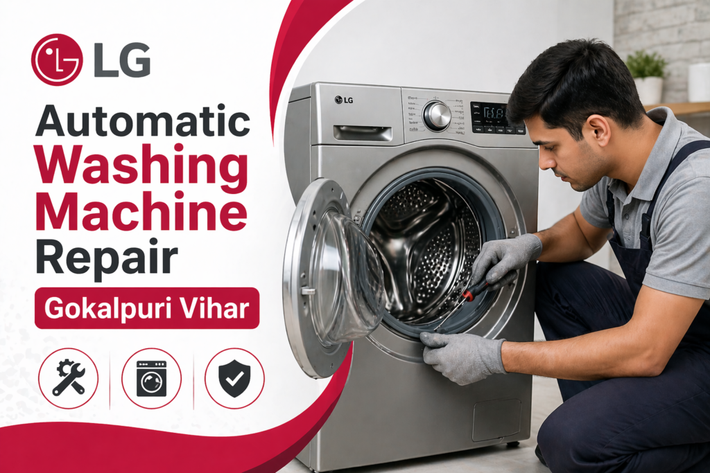 LG automatic washing machine repair service in Gokalpuri Vihar