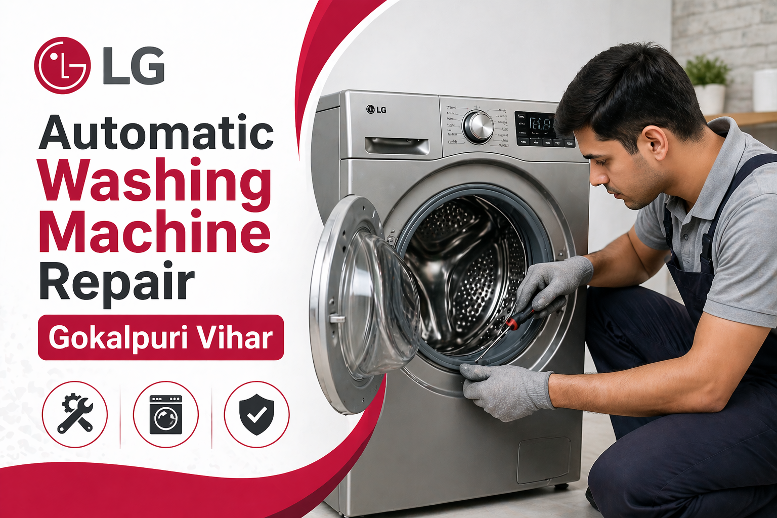 LG Automatic Washing Machine Repair Gokalpuri Vihar