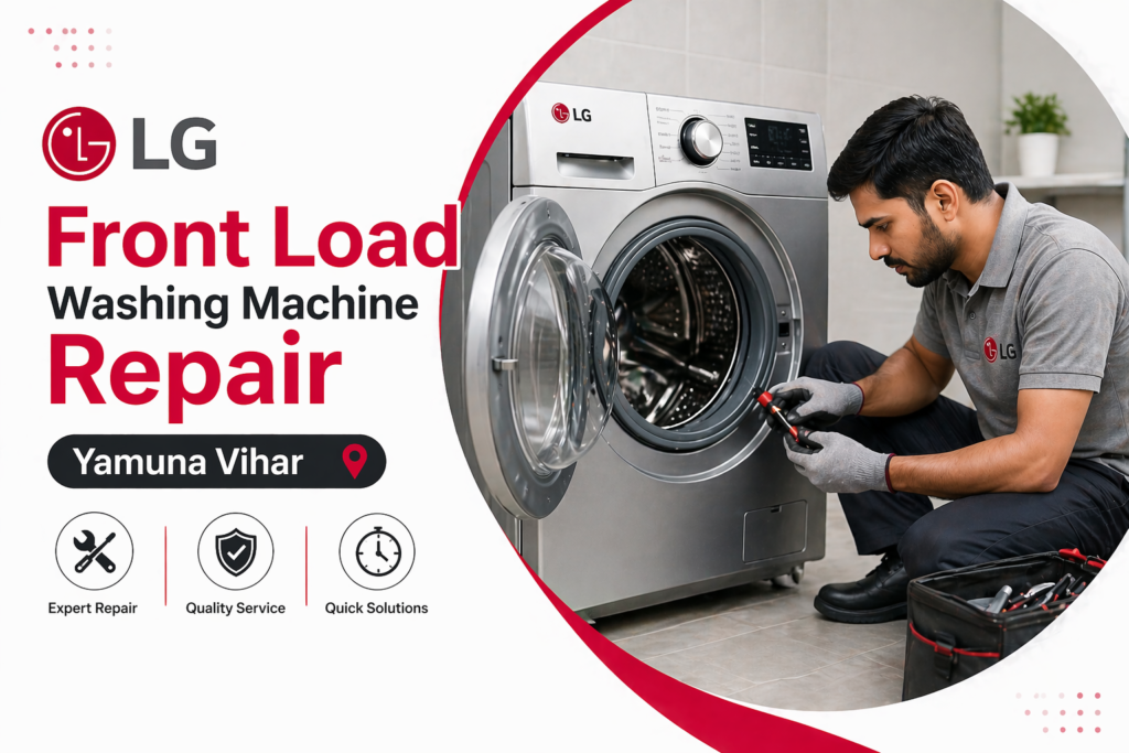 LG front load washing machine repair service in Yamuna Vihar