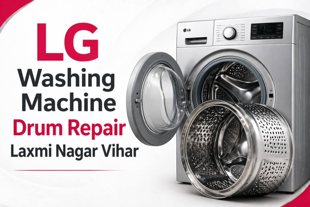LG washing machine drum repair service in Laxmi Nagar Vihar