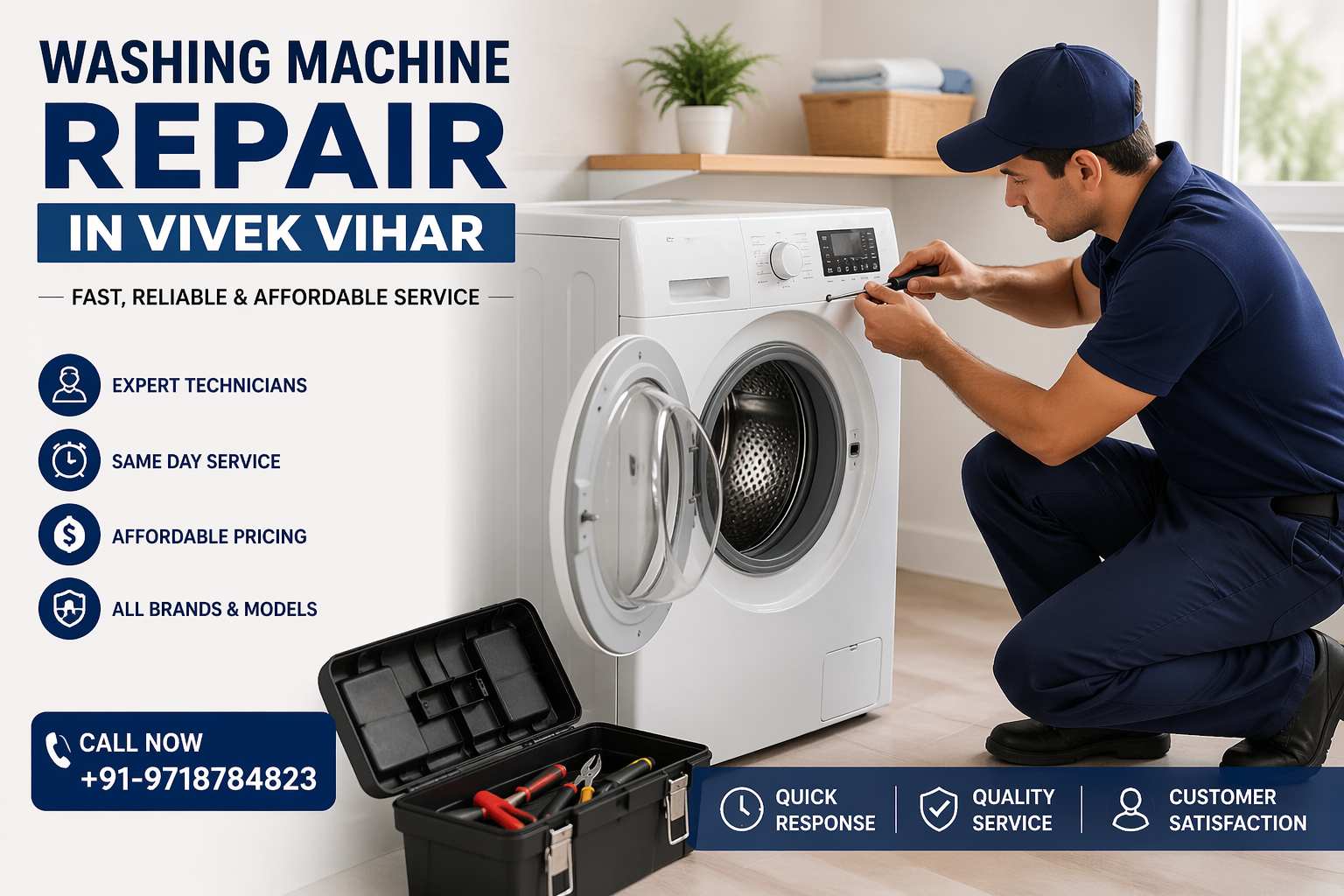 Washing Machine Repair in Vivek Vihar