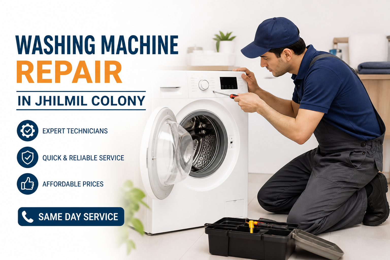 Washing Machine Repair in Jhilmil Colony