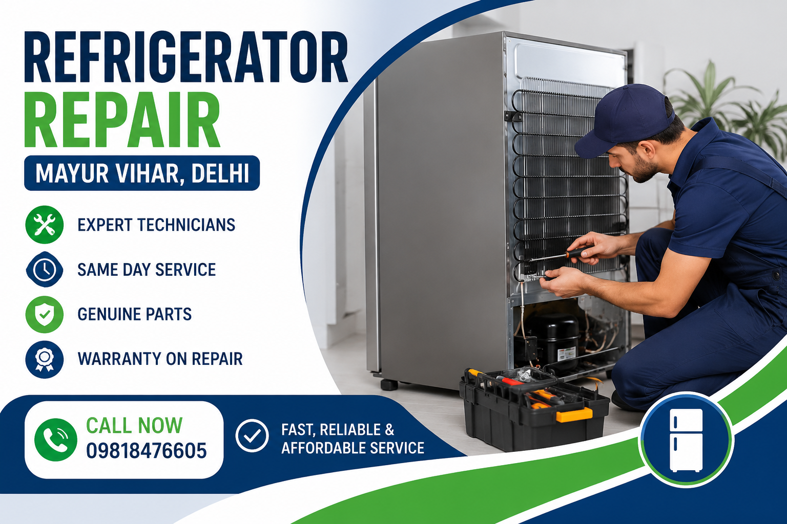Refrigerator Repair Mayur Vihar Delhi – Fast & Trusted Services at Your Doorstep