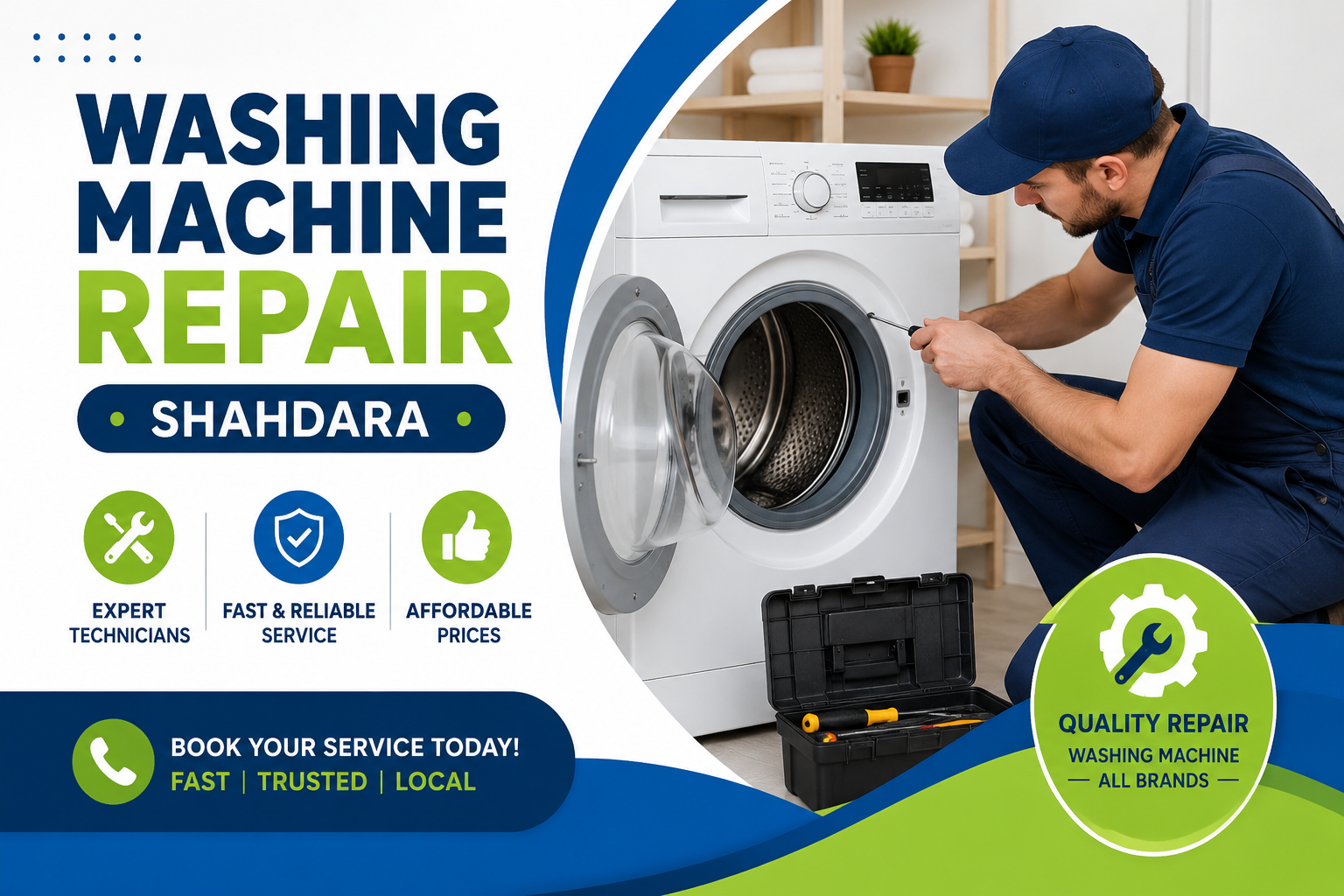 Washing Machine Repair Shahdara – Fast, Reliable & Affordable Home Service