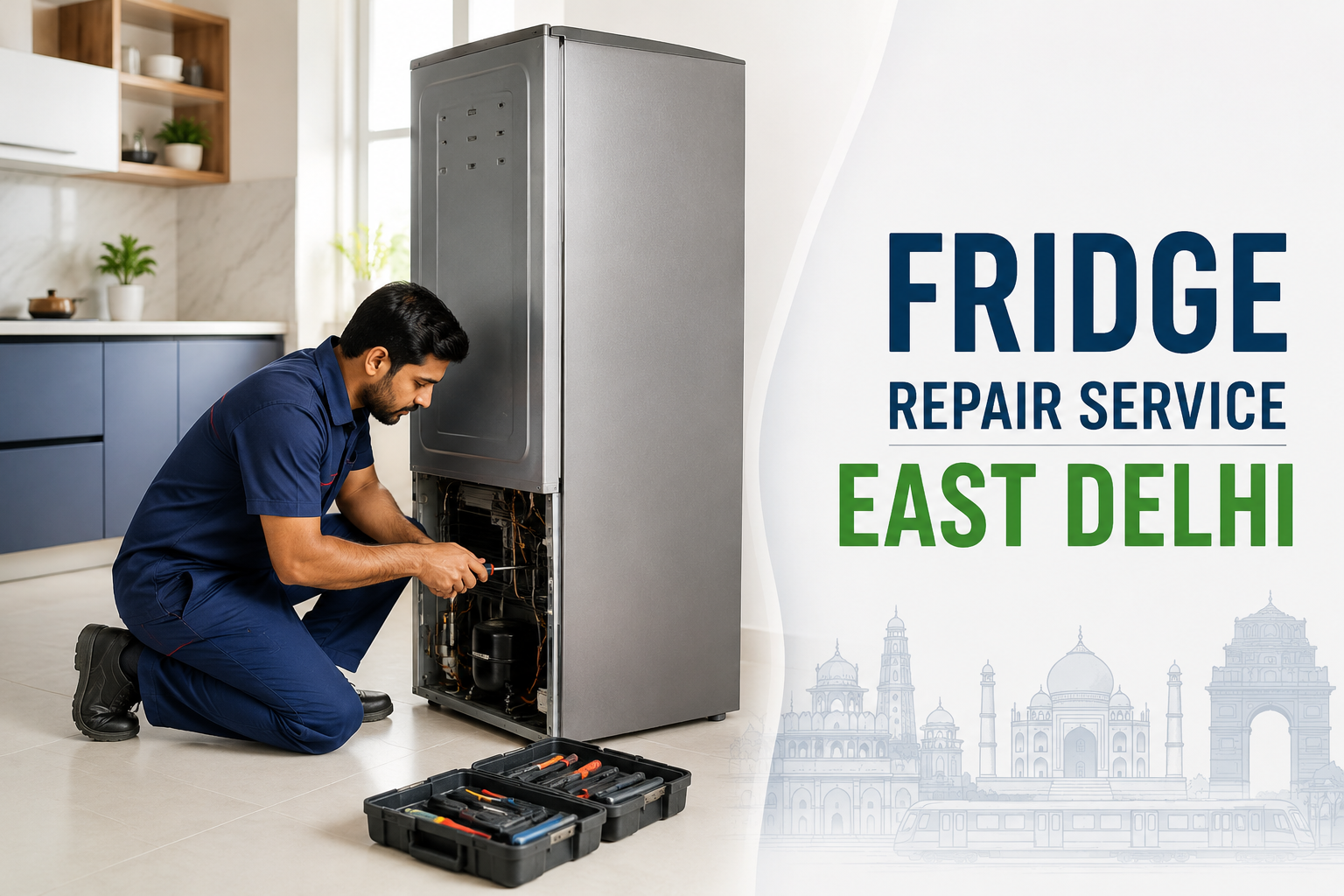 Fridge Repair Service East Delhi – Fast, Affordable & Expert Solutions