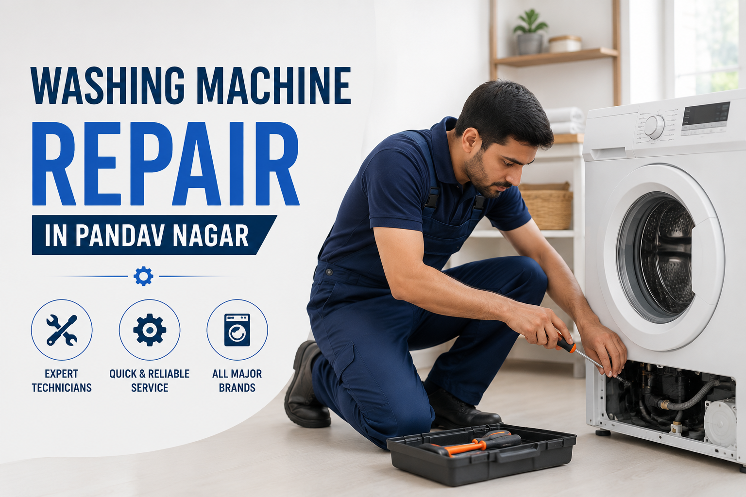 Washing Machine Repair in Pandav Nagar – Fast & Trusted Service