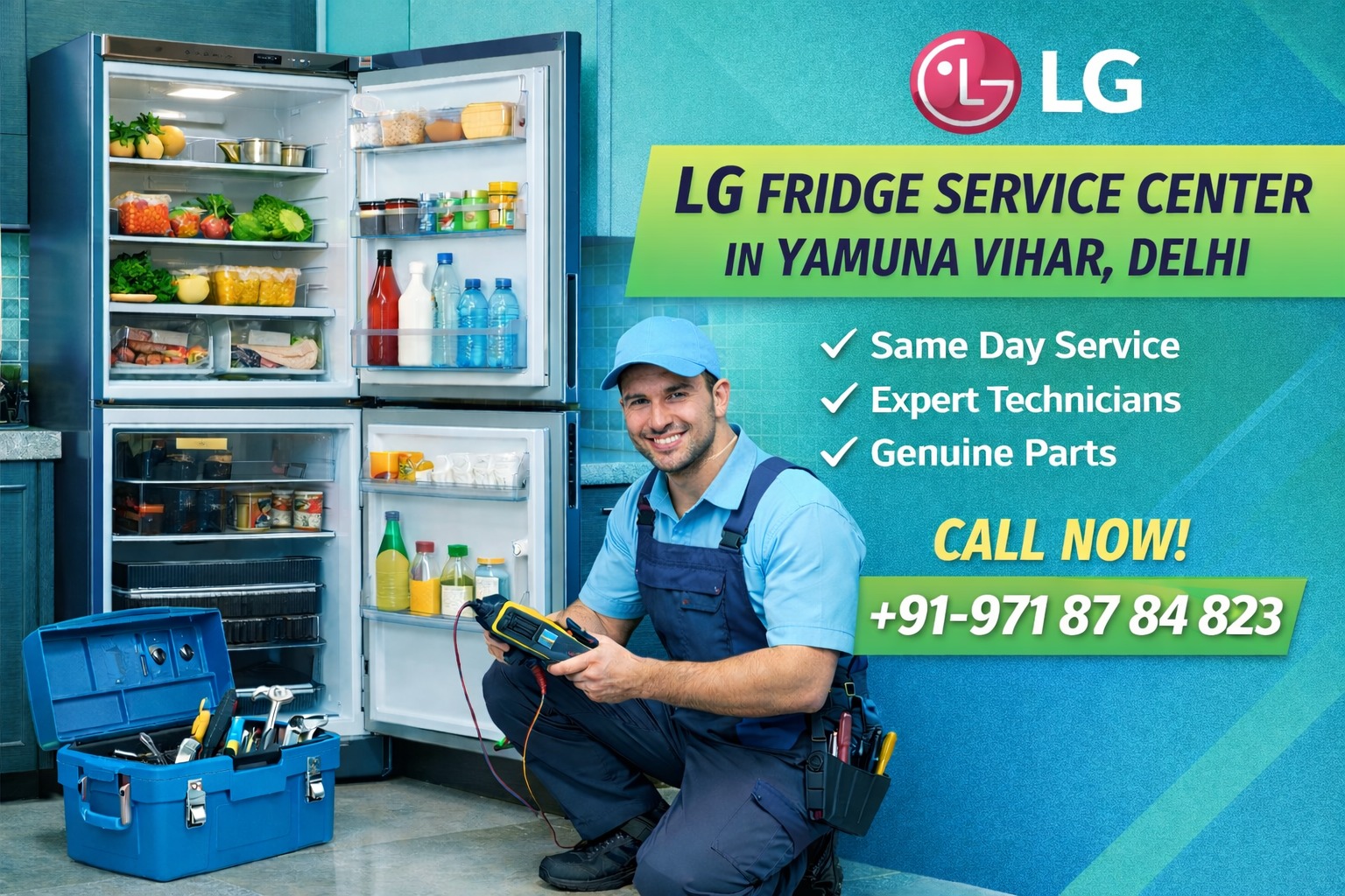 LG Fridge Service Center Yamuna Vihar – Fast & Trusted Repairs