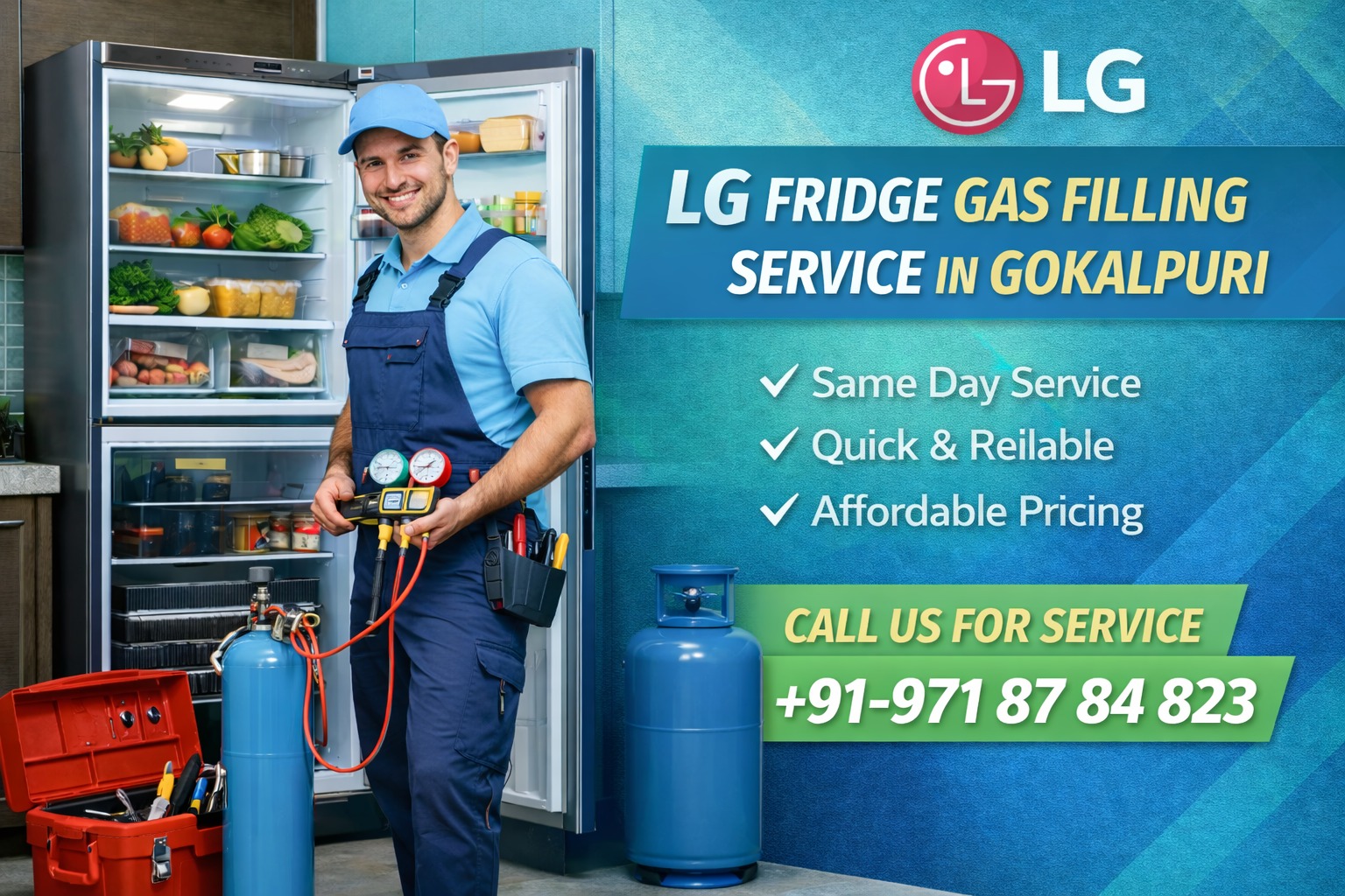 LG Fridge Gas Filling Service Gokalpuri – Reliable Cooling Solutions