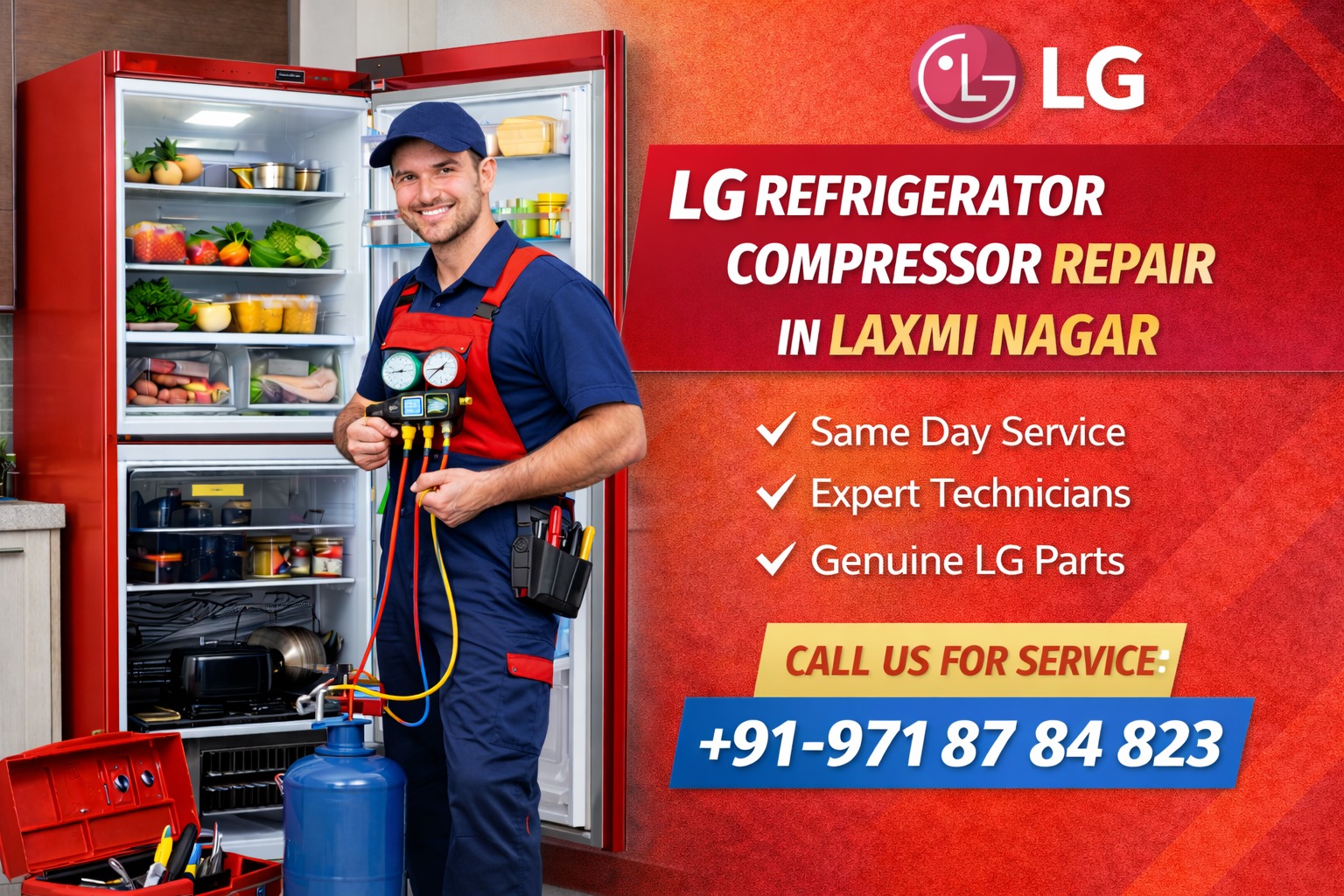 LG Refrigerator Compressor Repair Laxmi Nagar – Professional Solutions