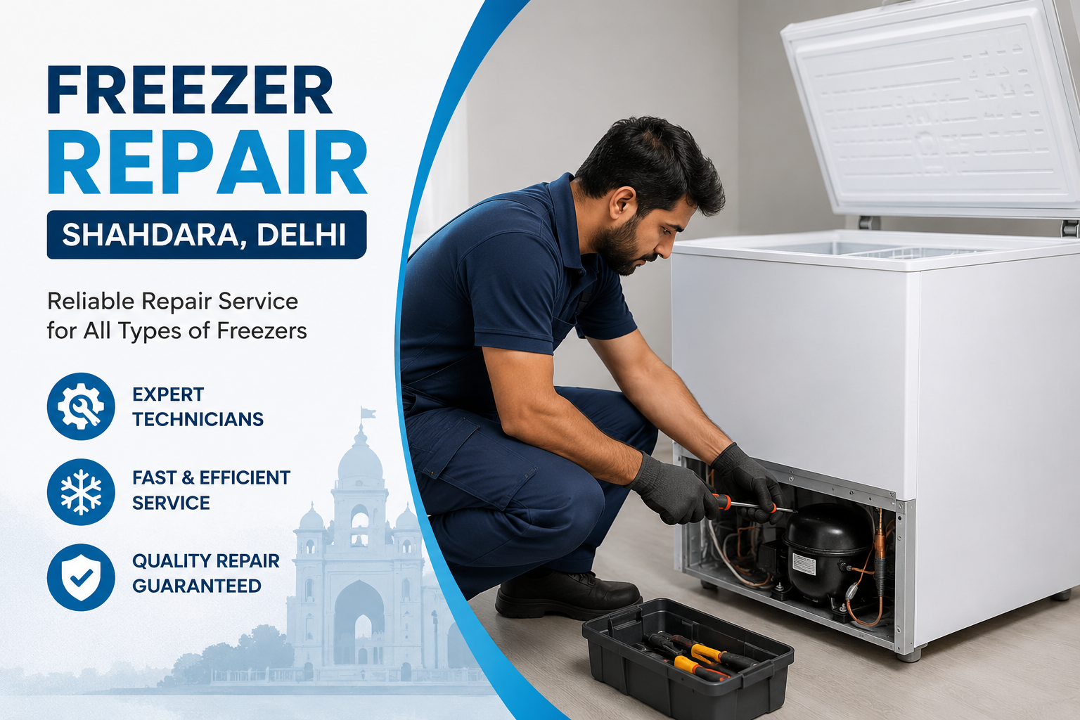 Freezer Repair Shahdara Delhi – Fast, Reliable & Affordable Home Service
