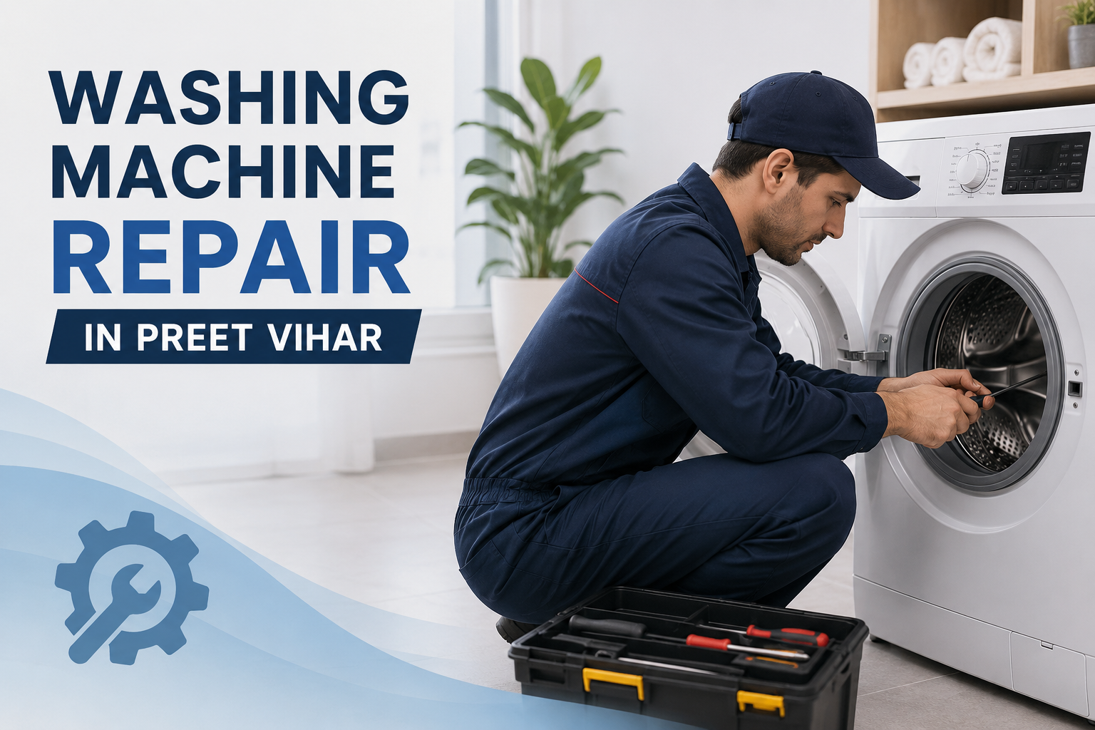 Washing Machine Repair in Preet Vihar – Fast, Affordable & Expert Service