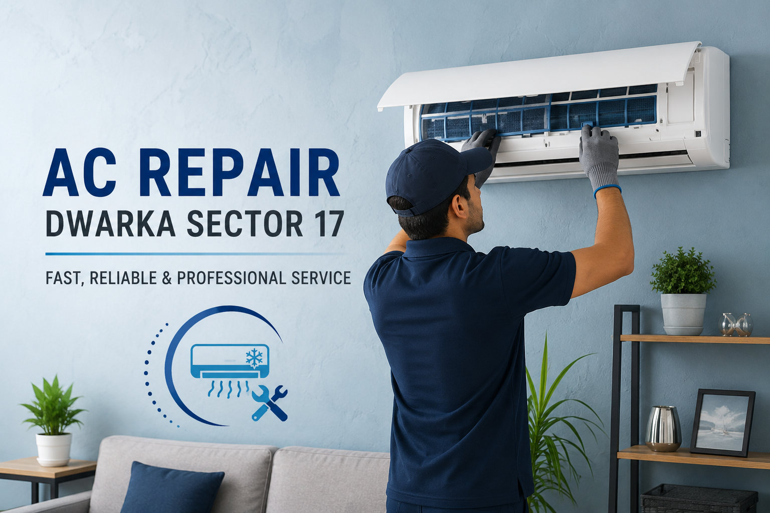 AC Repair Dwarka Sector 17 – Quick, Affordable & Trusted AC Service Near You