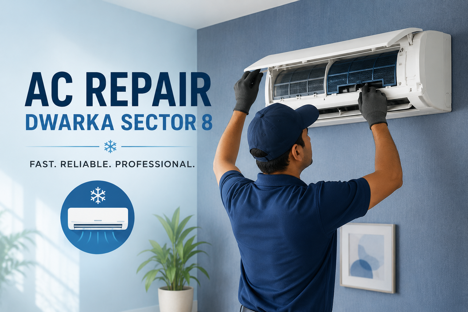 AC Repair Dwarka Sector 8 – Reliable and Affordable AC Services