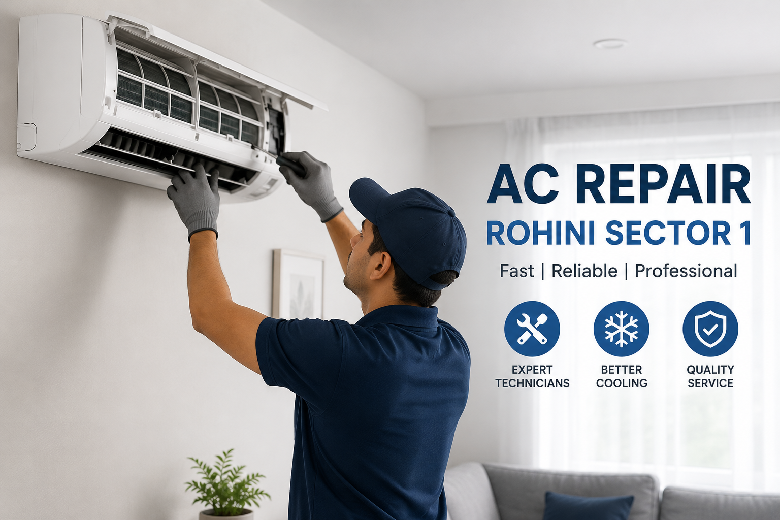 AC Repair Rohini Sector 1 – Fast, Reliable & Affordable AC Services