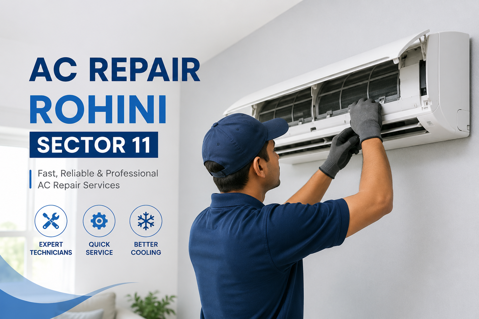 AC Repair Rohini Sector 11 – Fast, Affordable & Professional AC Services