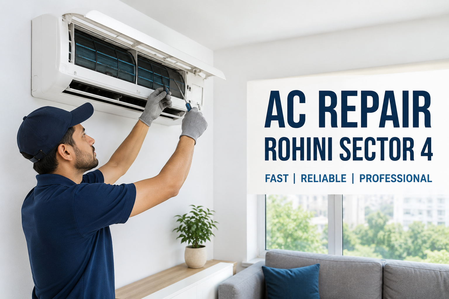 AC Repair Rohini Sector 4 – Fast, Reliable & Affordable AC Services