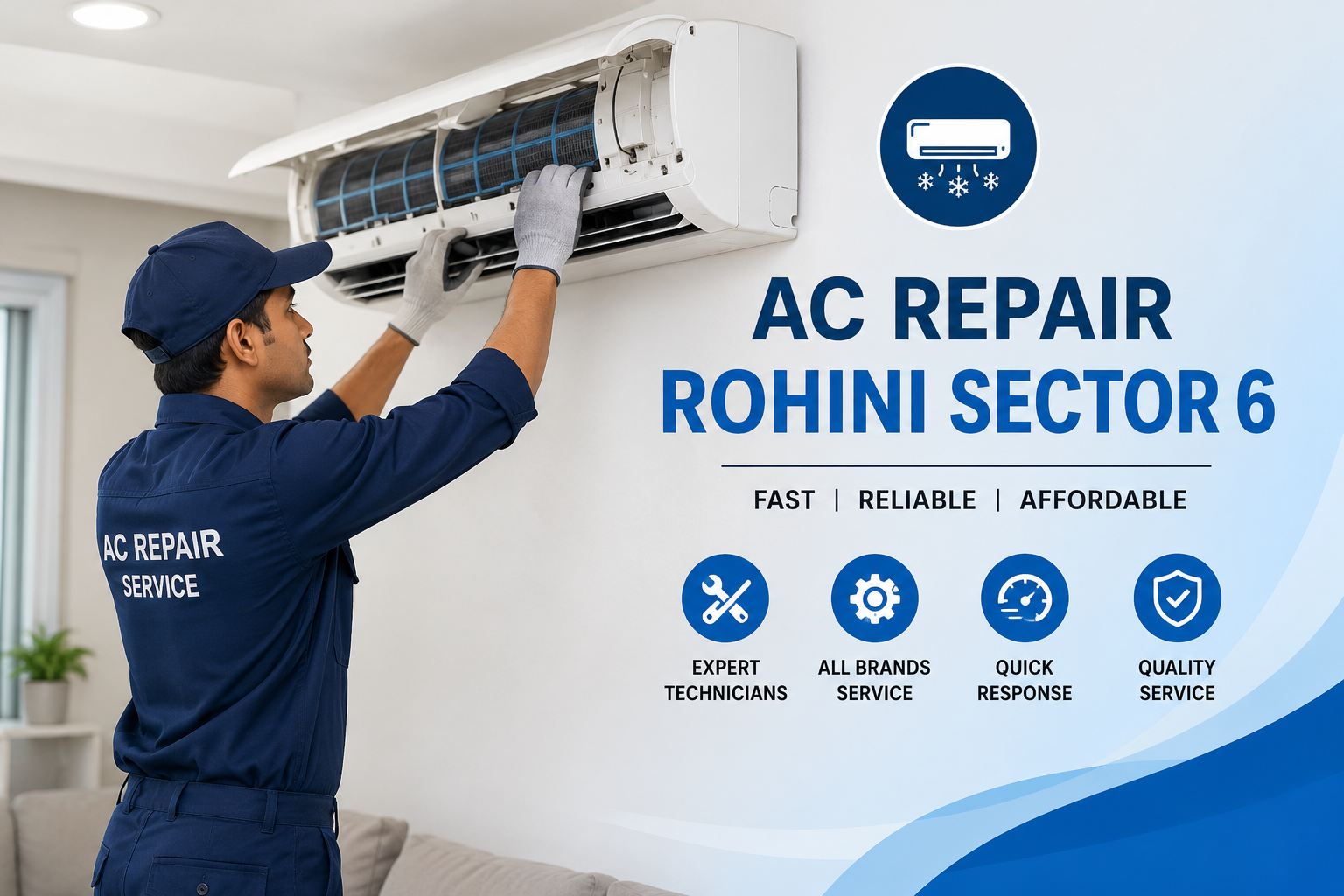 AC Repair Rohini Sector 6 – Professional AC Services at Affordable Prices
