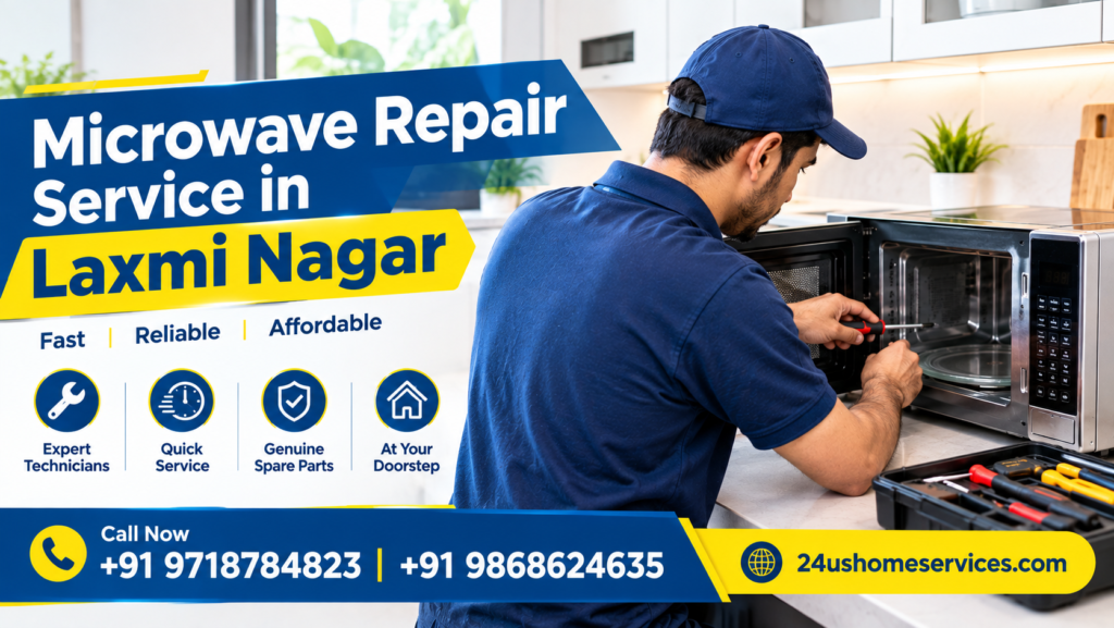 Microwave repair service in Laxmi Nagar with expert technicians, quick service, and doorstep repair.